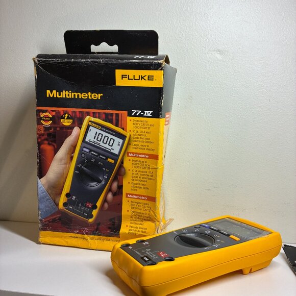 BRAND NEW Fluke 77-IV ACIDC Digital Multimeter 1000V, Auto/Manual ranging. - Picture 7 of 9